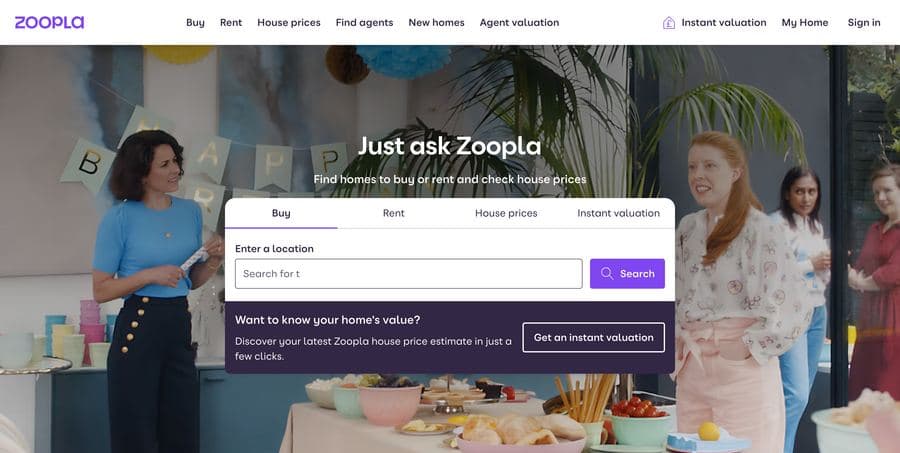 Zoopla screenshot